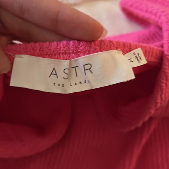 ASTR THE LABEL HOT PINK WOMENS BODYSUIT SIZE MEDIUM - Picture 5 of 6